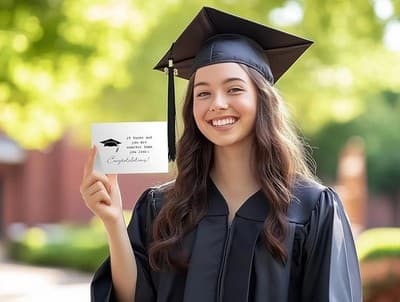 Funny Graduation Card Smarter Than You Look With Envelope and Sticker - Thumbnail 2