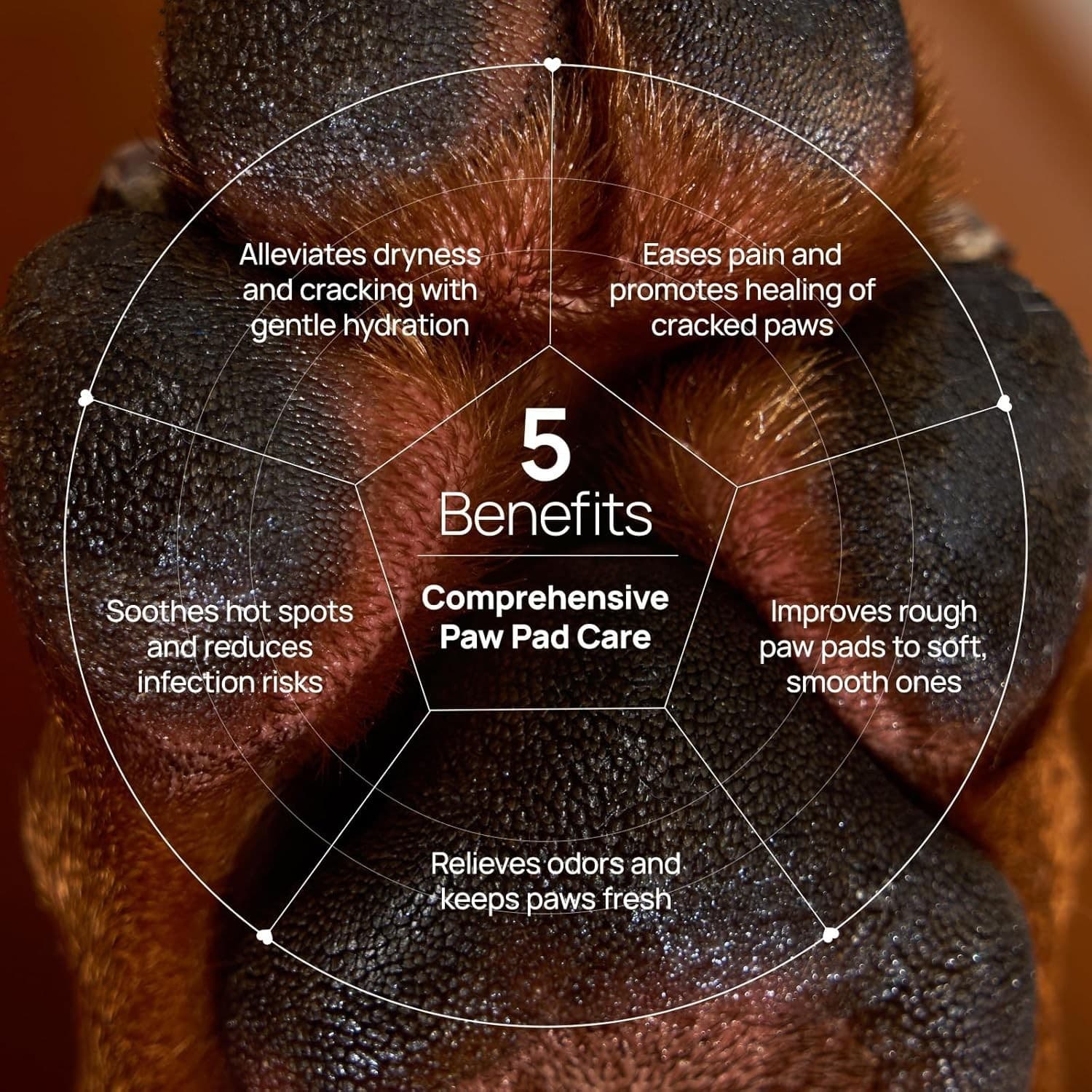 HICC PET Dog Paw Balm 0.53oz | Lick-Safe | Heals Cracked Paws | Cats Too - Thumbnail 10