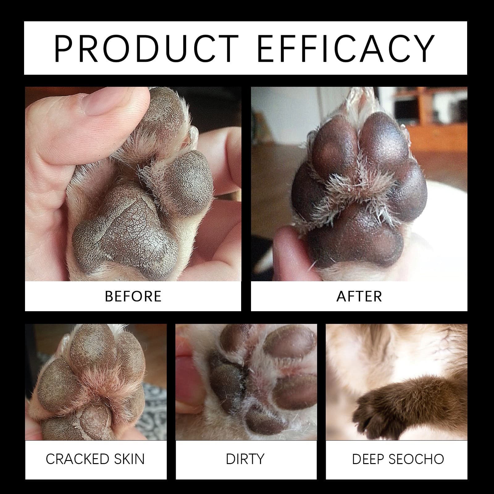 HICC PET Dog Paw Balm 0.53oz | Lick-Safe | Heals Cracked Paws | Cats Too - Thumbnail 11