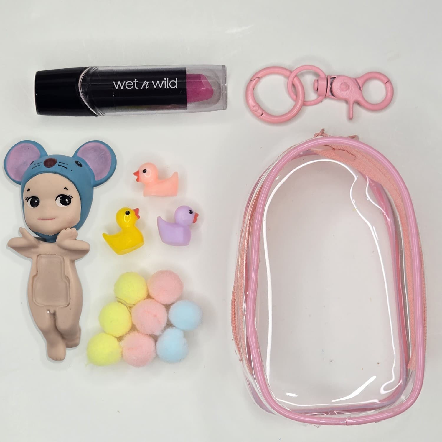 Fanmade Mini Angel Collectible Charm Set – Cute Phone Accessory – Mouse