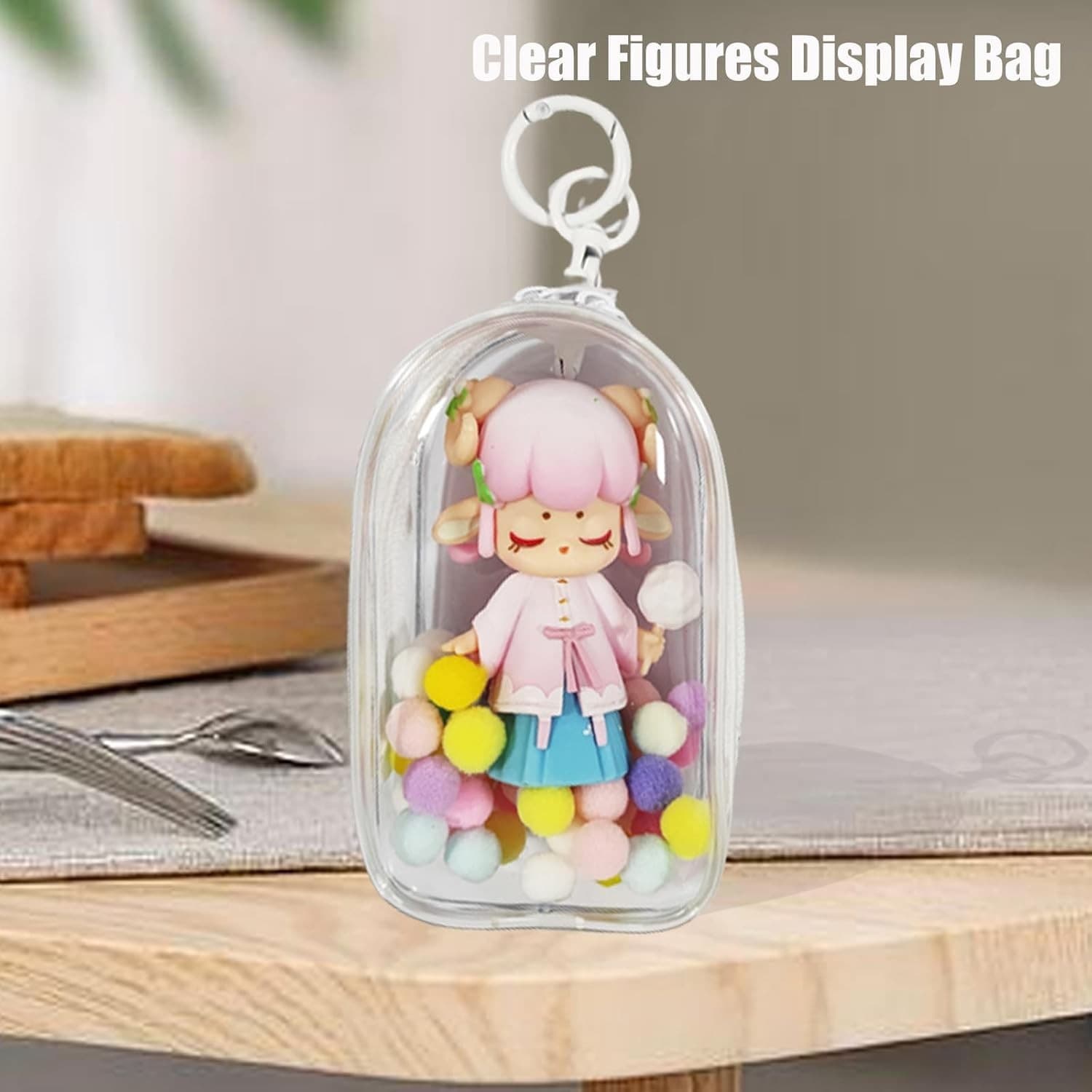 Fanmade Mini Angel Collectible Charm Set – Cute Phone Accessory – Eggplant - Thumbnail 22