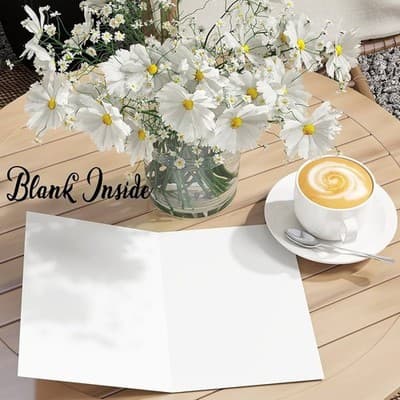 Romantic Anniversary Card - Large 8.5"x5.5" with Gold Seal - Thumbnail 3