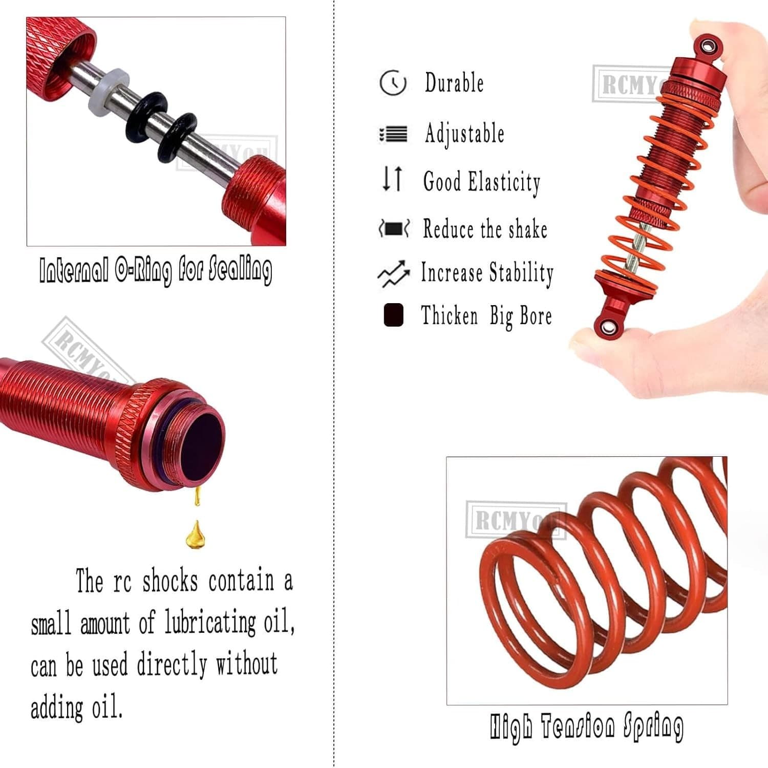 Upgrade Kit for 1/10 Slash 2WD Green Alloy Suspension Arms Shocks Axles (Green) - Thumbnail 6