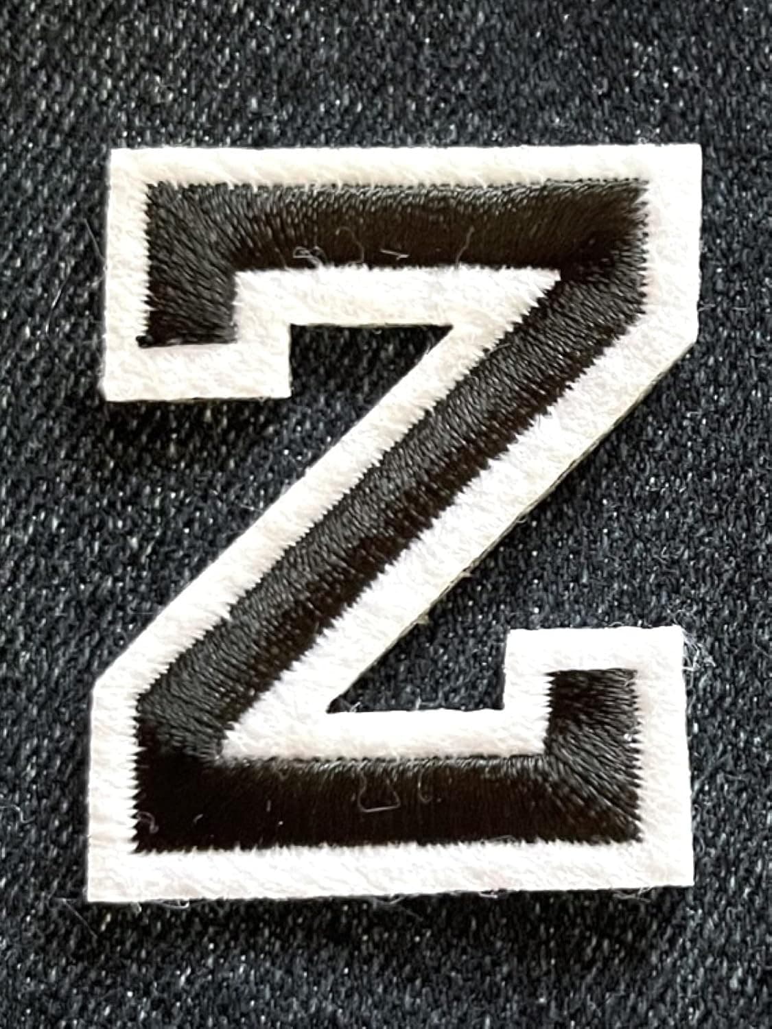 J. Carp Letter Z Iron-On Patches 2" Initial Alphabet Applique (8 Pcs) - NEW! - Thumbnail 4