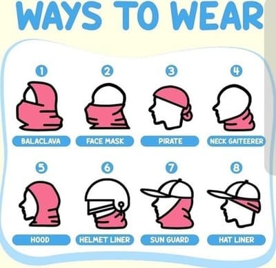 Children’s Cooling Balaclava Neck Gaiter UV Protection Outdoor Sports FAST SHIP - Thumbnail 2