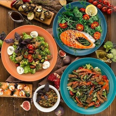 Colorful Wheat Straw Plates Set of 6 | 10" Eco Dinnerware | Microwave Safe - Thumbnail 4