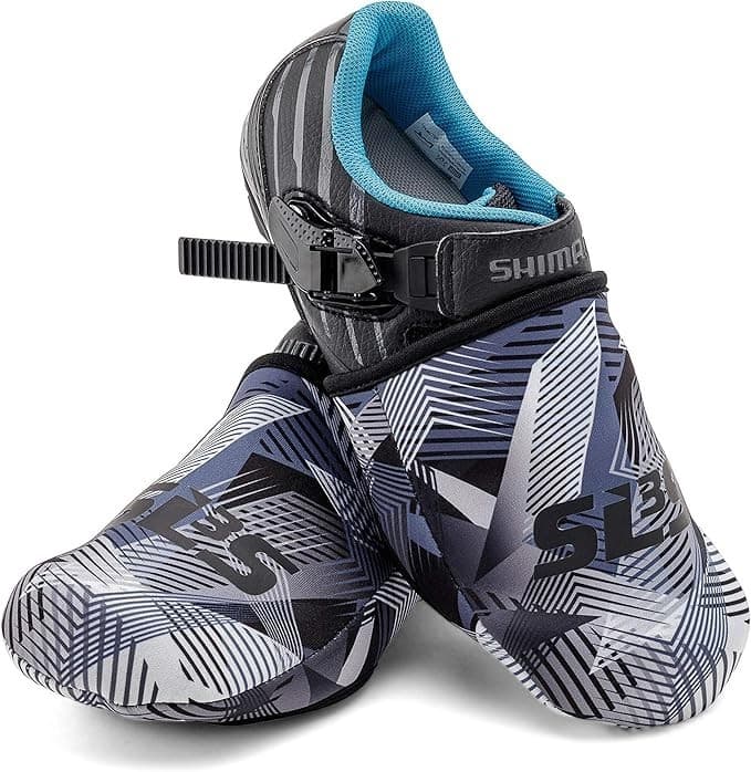 SLS3 Cycling Shoes Covers Thermal Shoes Toe Cover Windproof Half Shoecovers