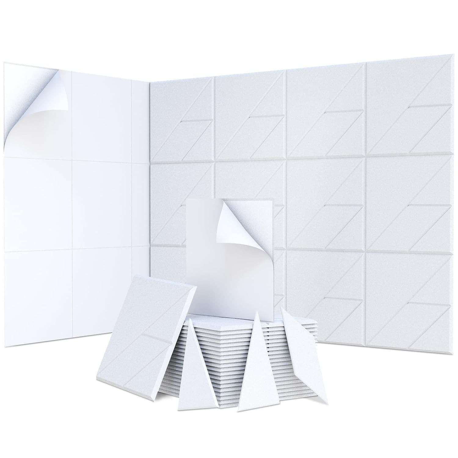 Sound Proof Foam Panels – Self-Adhesive Acoustic Treatment, New in Box