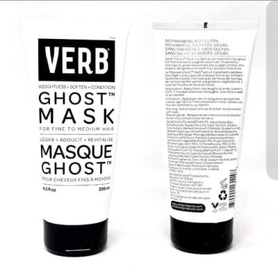 2 VERB Ghost Hair Mask – Hydrating Vegan Treatment – 6.3 oz each– Frizz Control!