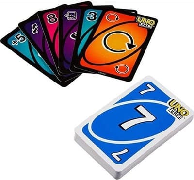 2 Packs of UNO Classic & UNO Flip Card Game – Family Fun - 2-10 Players Ages 7Y+ - Thumbnail 5