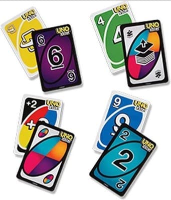 2 Packs of UNO Classic & UNO Flip Card Game – Family Fun - 2-10 Players Ages 7Y+ - Thumbnail 4