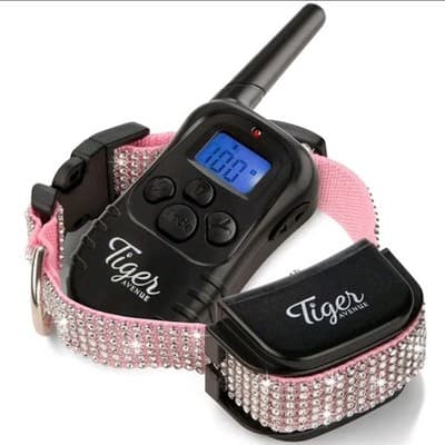 Dog Training Collar Pink Bring – Waterproof, Remote Control, 990ft Range -XSmall