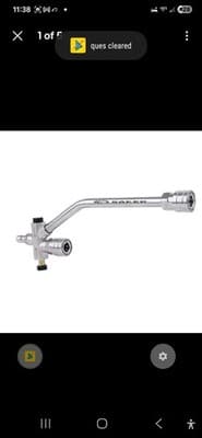 Saker Dual Valve Spray Gun - 2-in-1 Foam & Rinse - 1/4 inch Quick-Connect