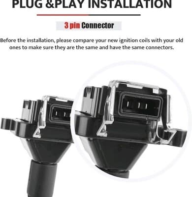 BMW Ignition Coil UF354 | 6-Pk | 323i 325i 328i 330i 530i Z3 X5 ... | 1998-2003 - Thumbnail 7