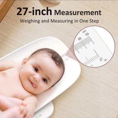 GROWNSY Baby Scale – 330lb Capacity – LED Display - Accurate & Portable - Thumbnail 5