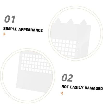 Plastic Moss Pole for Plants Climbing Support Interlocking 3Pcs 1ftx2ft - Thumbnail 7