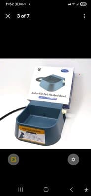 Automatic Heated Pet Waterer – 2L (68 oz) Capacity – Ideal for Dogs Cats Chicken - Thumbnail 3