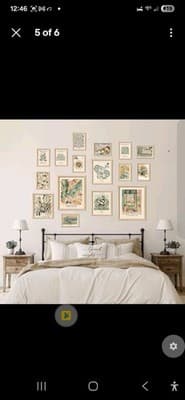 16PCS Sage Green Wall Art Set – Boho Aesthetic Room Décor - Unframed - Thumbnail 5