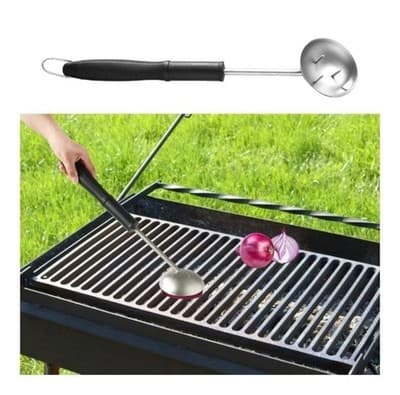 Onion Grill Cleaner Tool, Onion Holder Wire Bristle Free Grill Cleaning 17.5"