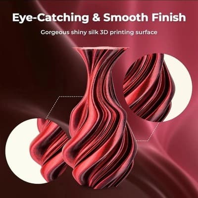 1KG Keleidi Silk Dual Color PLA 1.75mm | Red Black | New Box Opened - Thumbnail 6