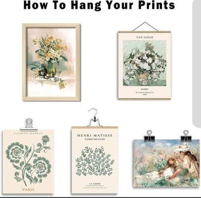 16PCS Sage Green Wall Art Set – Boho Aesthetic Room Décor - Unframed - Thumbnail 2