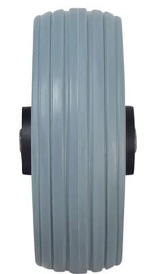 F-9. 6"X2" Flat-Free Caster Wheel Assembly with Gray Tire for Jazzy Power Chairs - Thumbnail 5