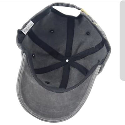 Coolest Turkey in Town Retro Baseball Cap Women Men Gray Denim - Thumbnail 2