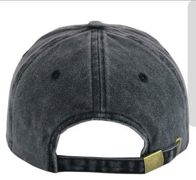 Coolest Turkey in Town Retro Baseball Cap Women Men Gray Denim - Thumbnail 3