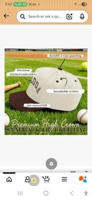 Football Upside Down Spell Out Logo Cream W/ Camo Adjustable Cotton - Thumbnail 2