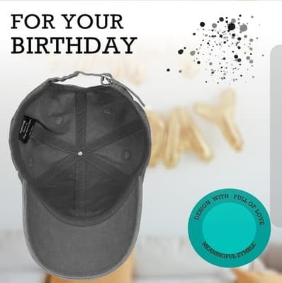 61st Birthday Gifts for Him Her, Unique Ideal Gifts Cap Men Women, Vintage 1965 - Thumbnail 3