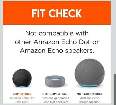 Echogear Outlet Hanger-Black Model: EGMA-EDH1-B2, For 4th Gen Echo Dot Only - Thumbnail 4