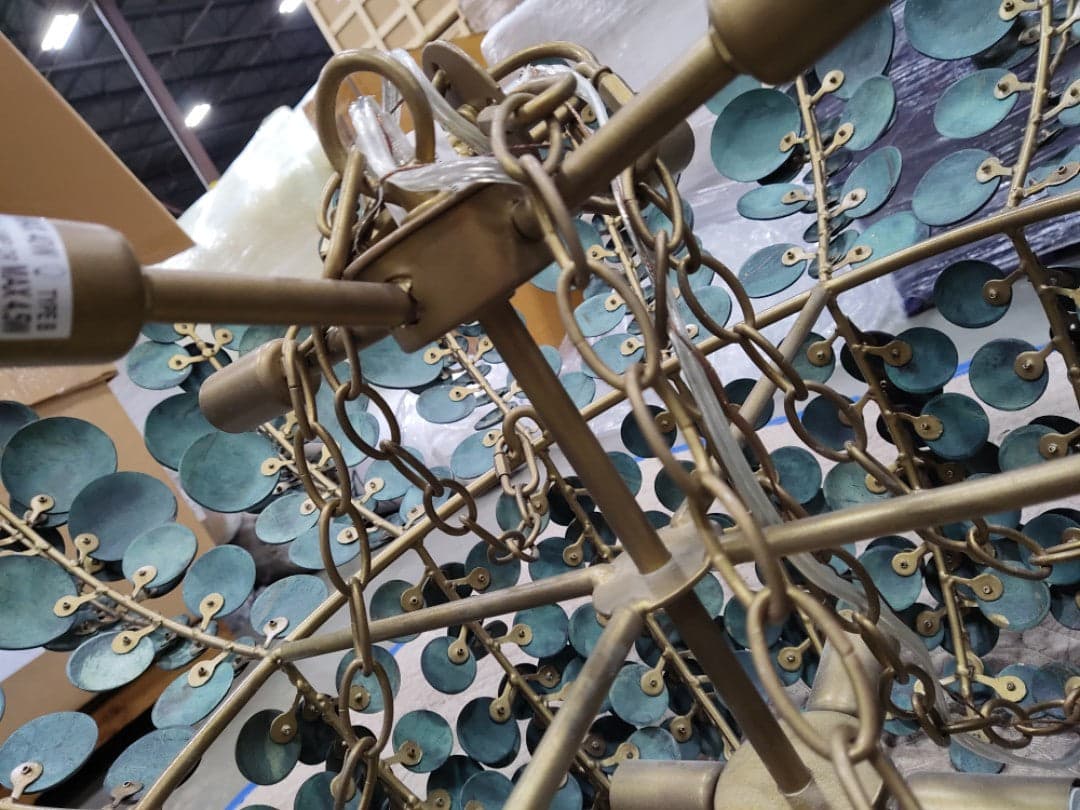 Arteriors Home Bilal Eucalyptus Chandelier FFE-1370 - Thumbnail 2