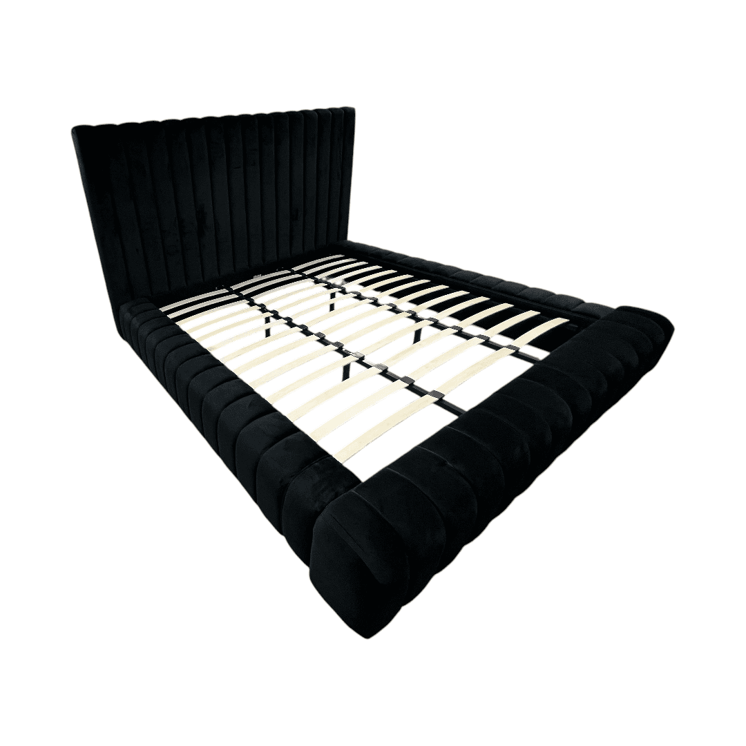 Everly Quinn Kaydence Velvet Platform Bed - Thumbnail 7