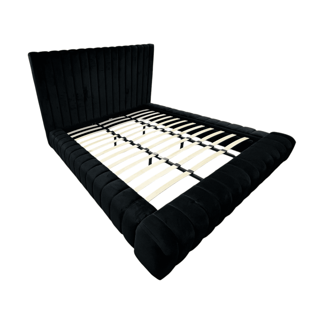 Everly Quinn Kaydence Velvet Platform Bed - Thumbnail 6