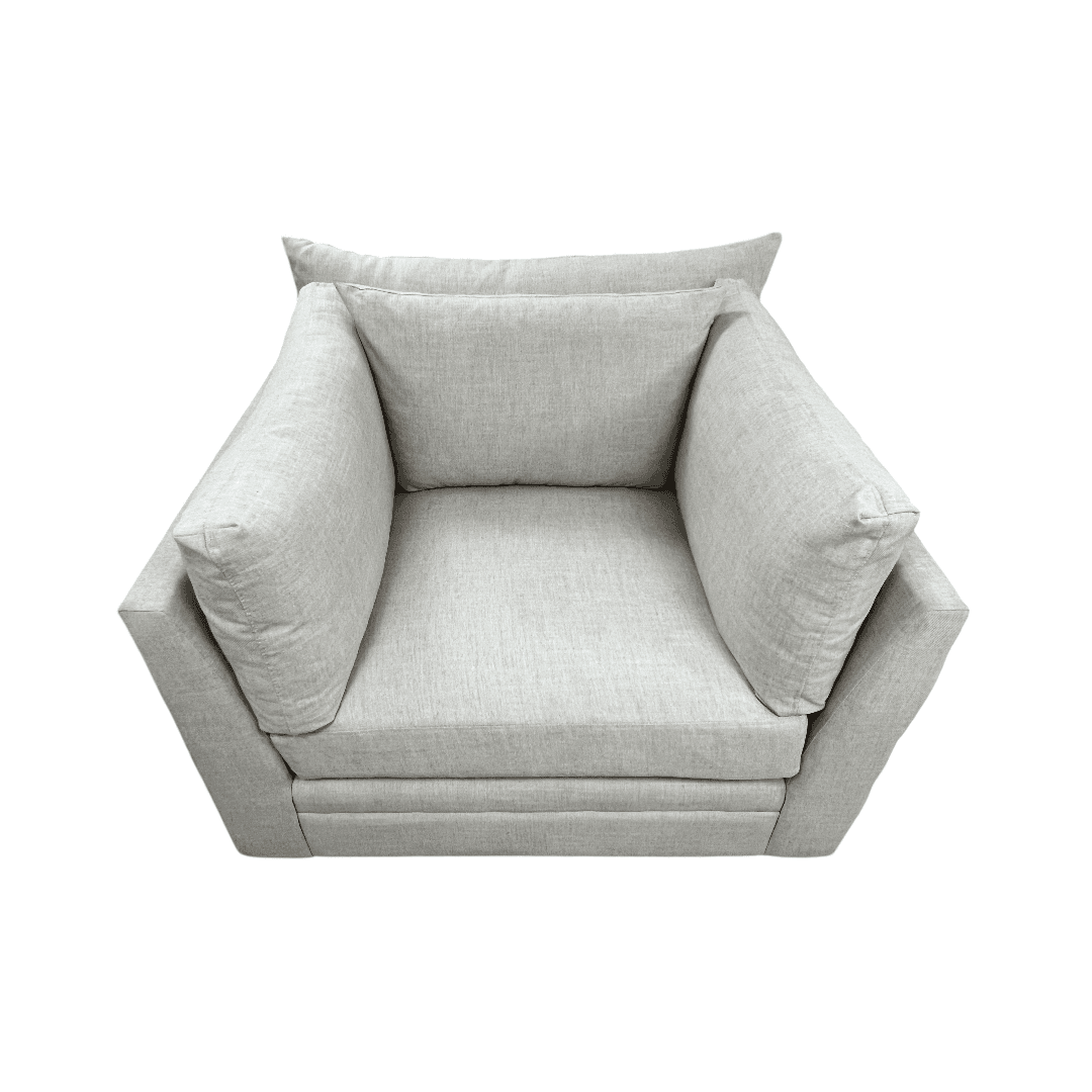 Classic Home Audrey Upholstered Swivel Armchair Set of 2 - Thumbnail 8