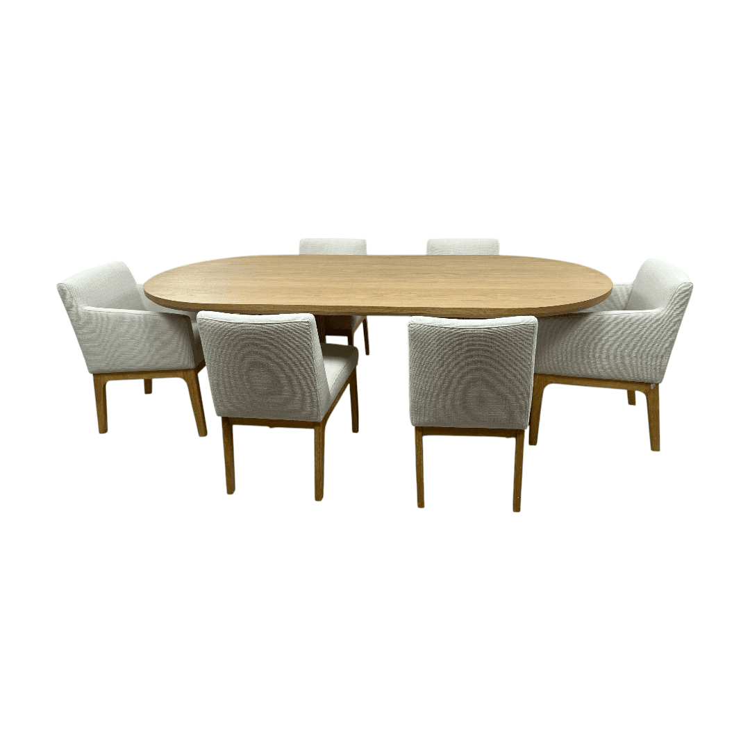 Castlery Harper Dining Table With Elliot Chair Set - Image 1