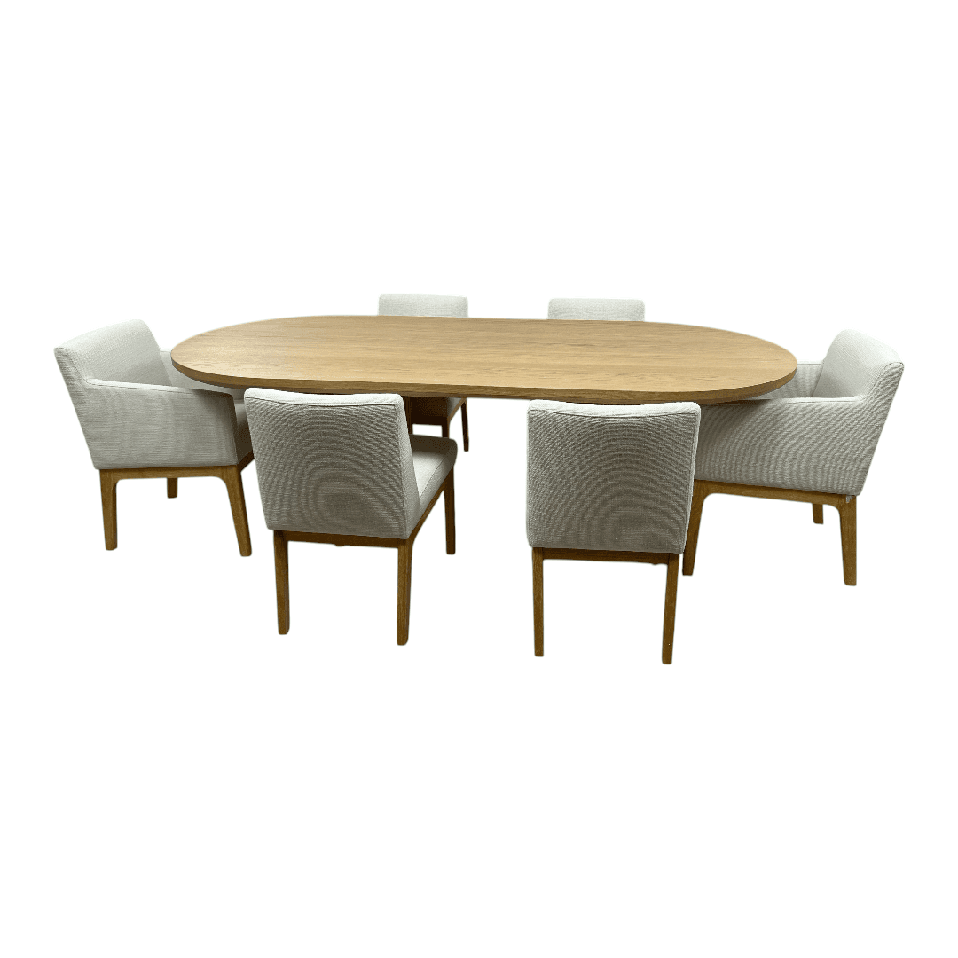 Castlery Harper Dining Table With Elliot Chair Set - Thumbnail 2