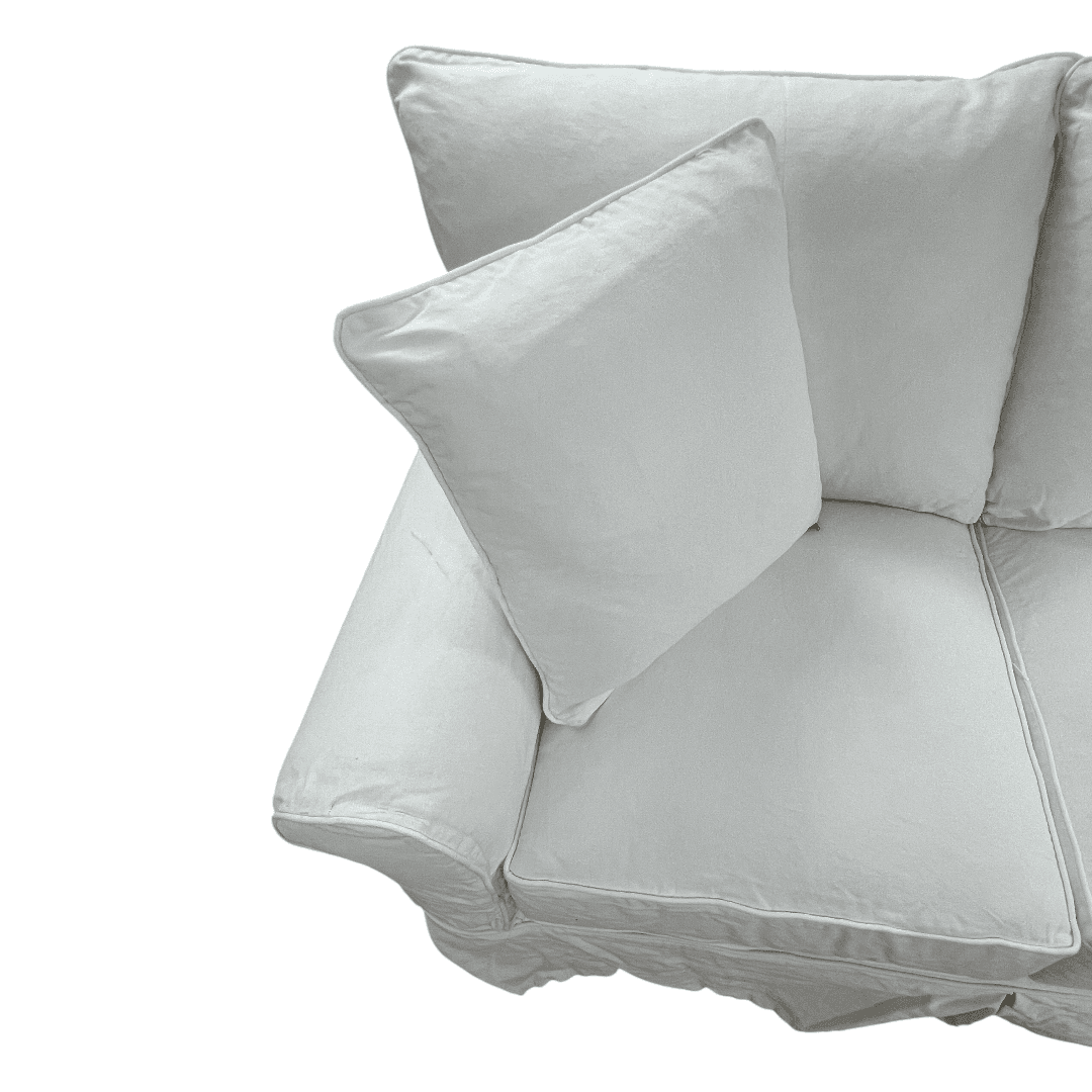 Birch Lane Amari Slipcovered Sectional with Sleeper Sofa - Thumbnail 14