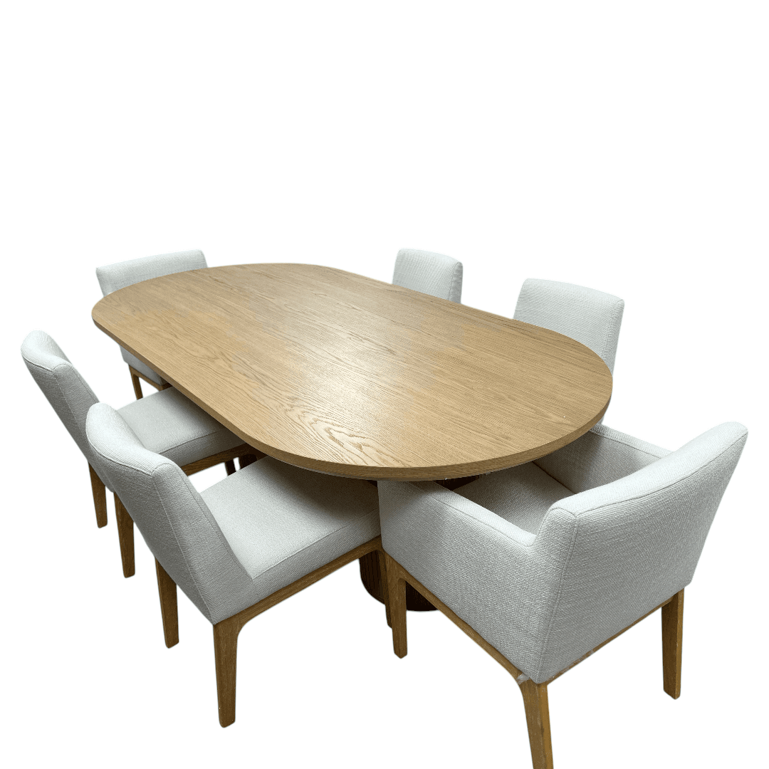 Castlery Harper Dining Table With Elliot Chair Set - Thumbnail 3