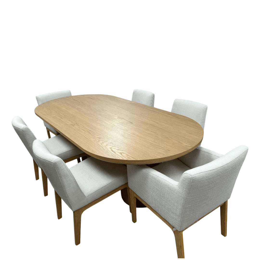 Castlery Harper Dining Table With Elliot Chair Set - Thumbnail 4