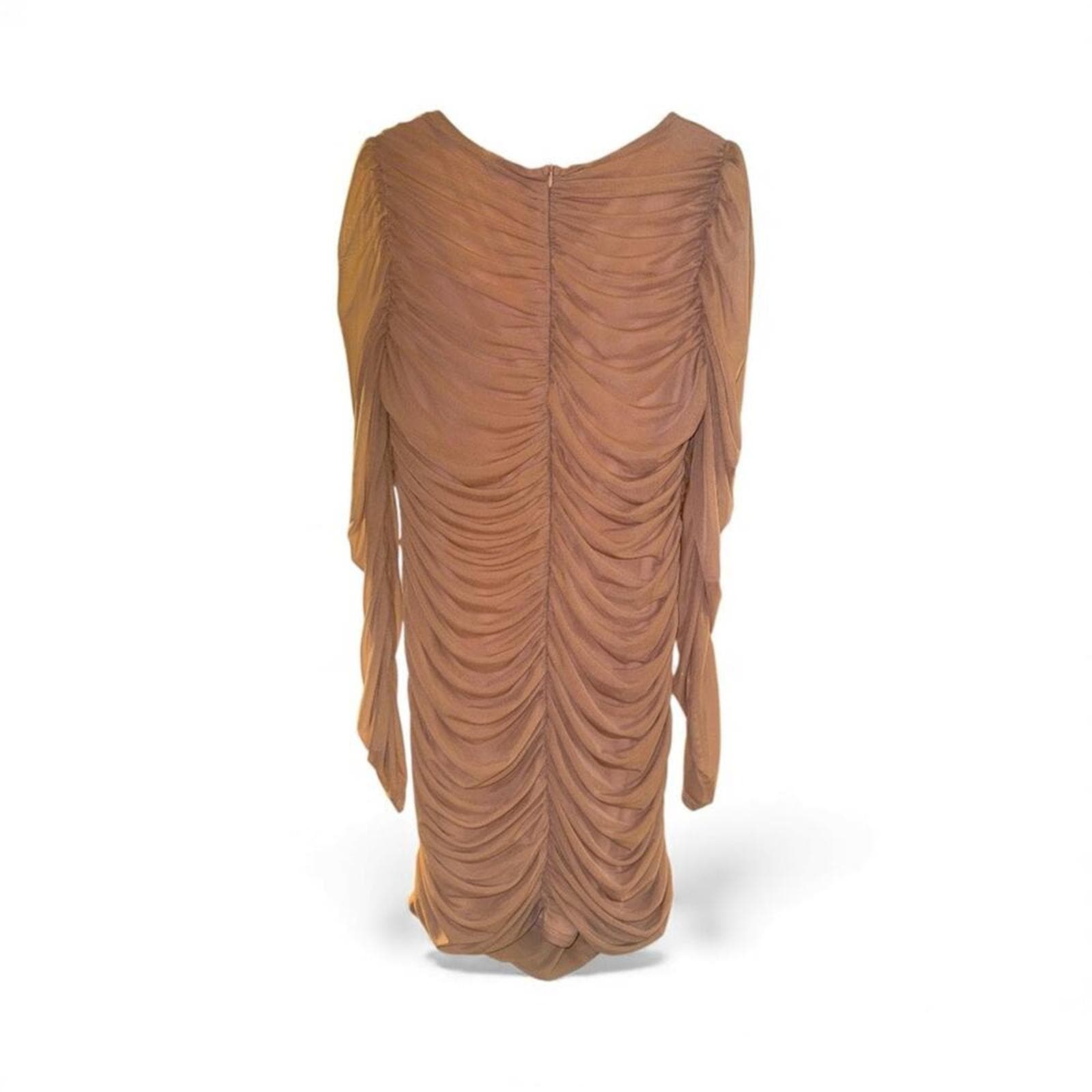 SHEIN Pink Ruched Mini Dress - Thumbnail 3