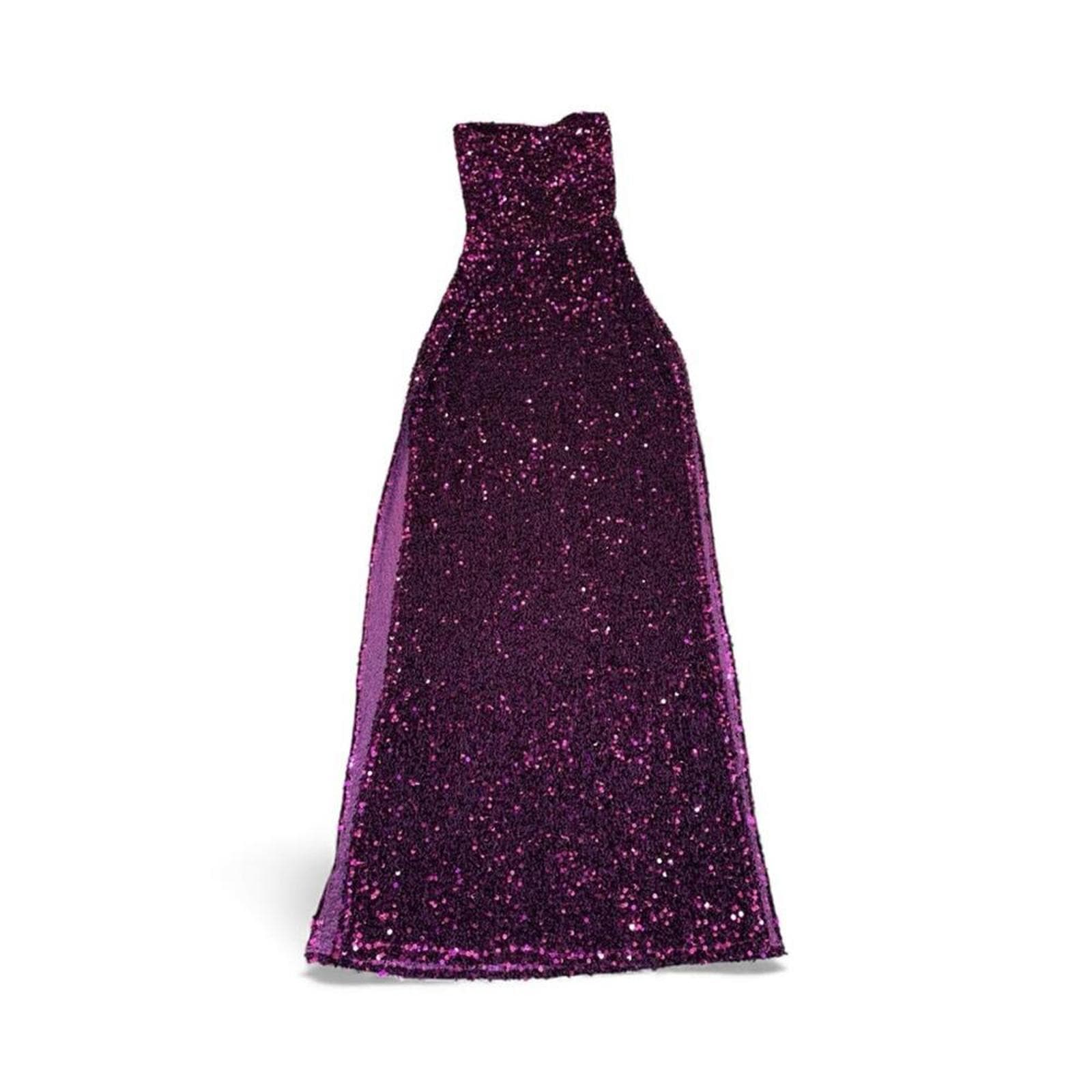Lucy in the Sky Strapless Purple Sequin Dress - Thumbnail 2