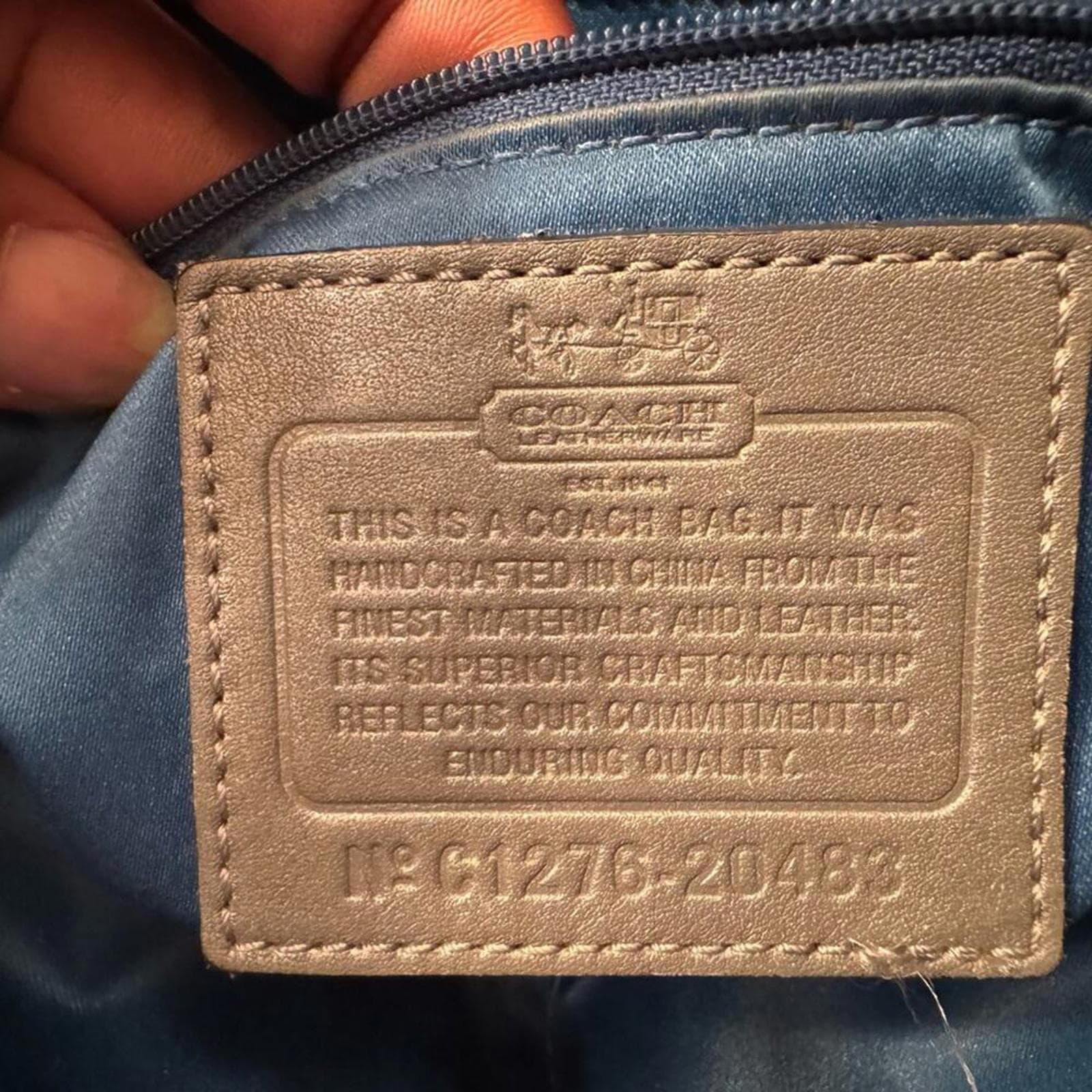 Coach Madison Signature Sateen Tote bag - Thumbnail 9