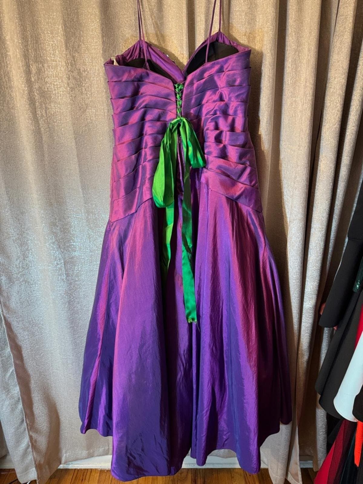 Precious Formals Purple Prom Dress - Thumbnail 6