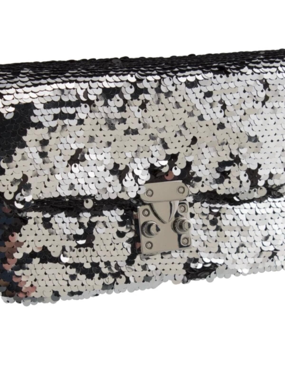 KC Jagger Silver Sequin Chain Crossbody Bag - Thumbnail 2