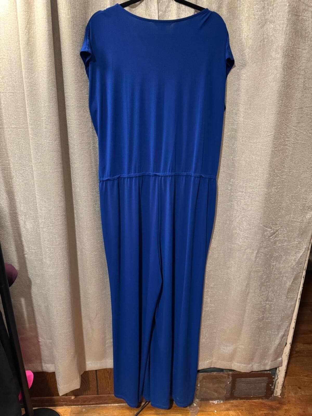Ralph Lauren Cobalt Blue Sleeveless Jumpsuit - Thumbnail 5