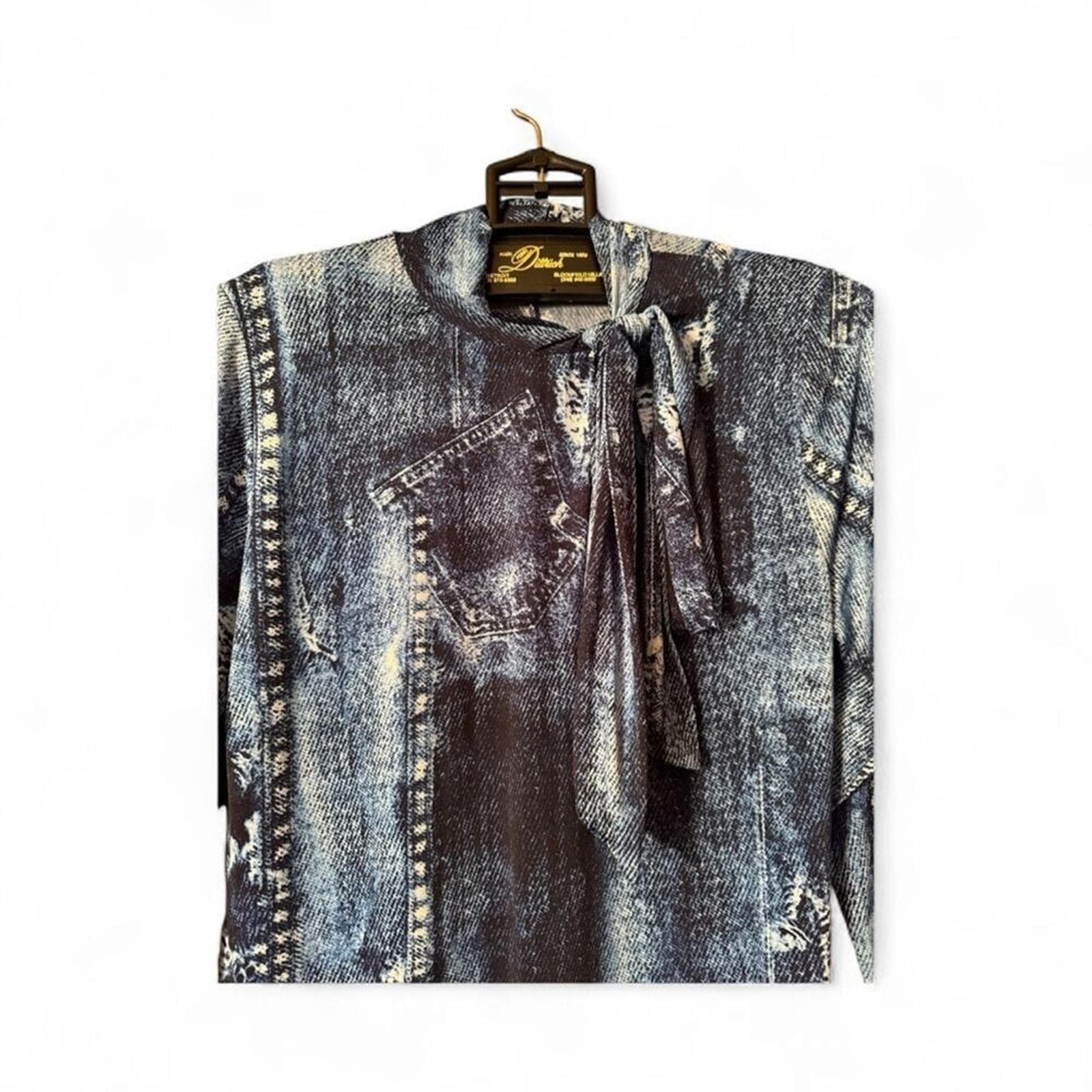 Asymmetrical Blue Dress - Thumbnail 3