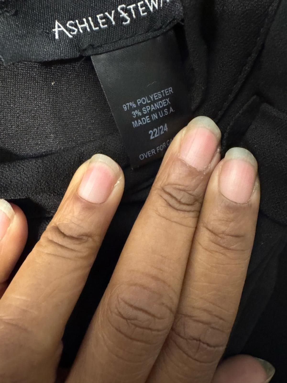 Ashley Stewart Black Peplum Midi Dress with Bow Neck - Thumbnail 4