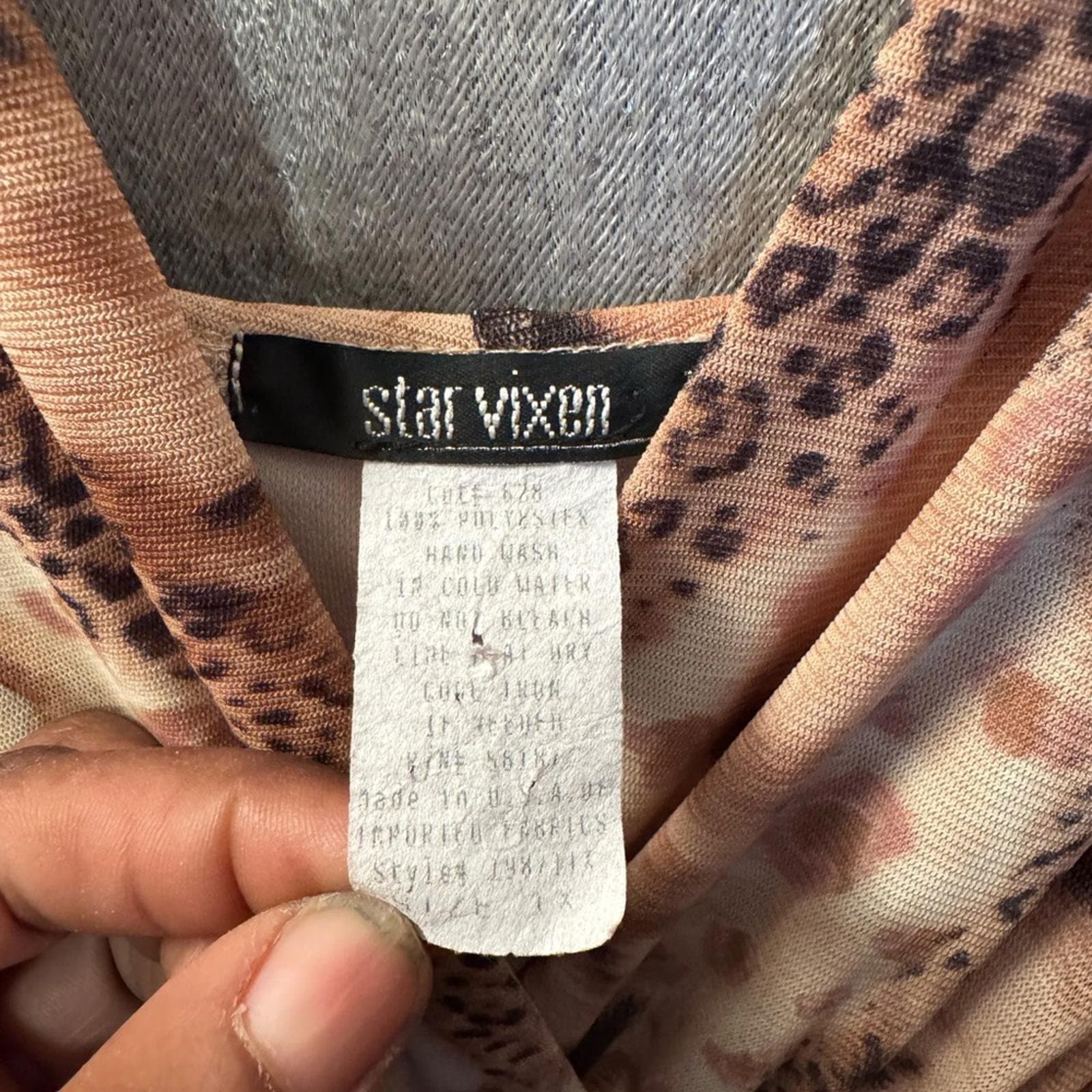 Star Vixen Animal Print Maxi Dress - Thumbnail 3