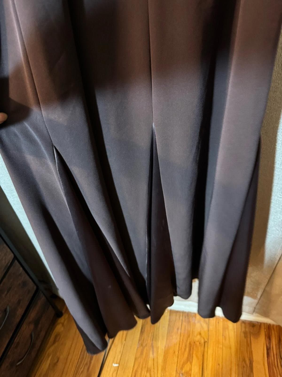 Montage by Mon Cheri Beaded Dark Brown Evening Gown - Thumbnail 10